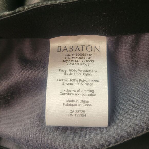 Babaton Faux Leather Mini Skirt Size 2 - Picture 5 of 5